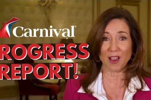 CARNIVAL CRUISE NEWS, President of Carnival Cruise Line Gives Progress Report, CHRISTINE DUFFY