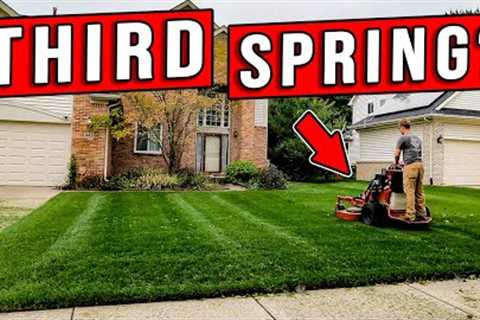 Nasty WET GRASS &amp; Soaked Lawns Equal A SLOW GO