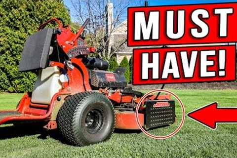 99% Of Lawn Mowers DON'T HAVE ONE (See It In Action &amp; RESULTS!)