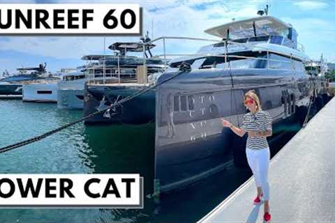 WORLD PREMIERE: 2021 SUNREEF 60 POWER "Otoctone" Luxury Catamaran Charter Yacht Tour