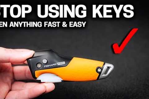 STOP Opening Boxes Like an Animal - $13 FOLDING Utility Knife will AMAZE you