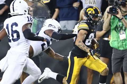 Iowa beats Penn State to claim the top spot in Big Ten Playoff Contenders