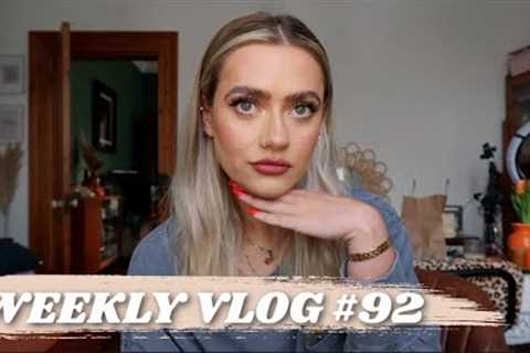 WEEKLY VLOG #92 | MEAL PREP, BOOK HAUL &amp; BRAIN CHATS | AD | EmmasRectangle