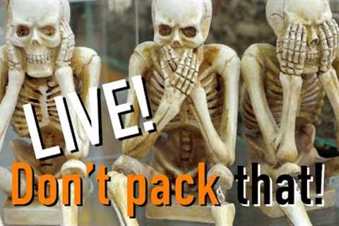 LIVE - What NOT to pack on a cruise!