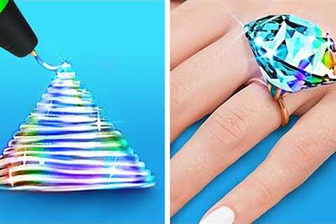 Best DIY Jewelry Ideas || 3D Pen &amp; Epoxy Resin Crafts