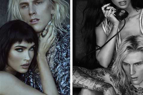 Nearly-Naked Megan Fox Points Gun at Machine Gun Kelly's Crotch In New GQ Style Shoot