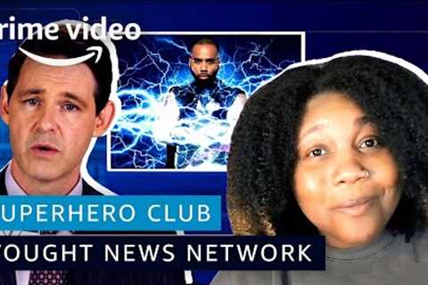 Vought News Network Reaction Video | Superhero Club | Prime Video