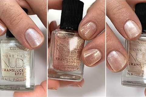 CATRICE More Than Nude Transluscent Effect Nail Polish