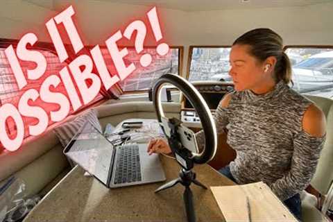 Can You Live and Work From Your Boat? #WorkingReboatly