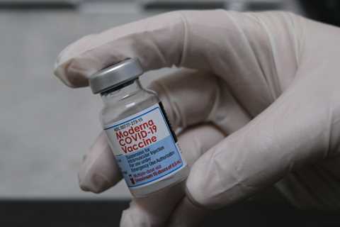 Moderna claims that the F.D.A. Moderna argues that the F.D.A. should allow a half-dose as a booster.