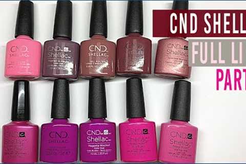 SWATCHING THE ENTIRE CND LINE VIDEO 7 MAUVES PINKS