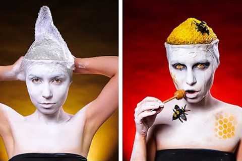 CRAZY MAKEUP IDEAS FOR A HALLOWEEN PARTY