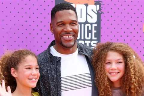 Michael Strahan's gorgeous daughter is almost as tall as he. See her in action