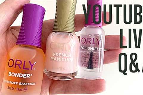 Doing my manicure w/Orly