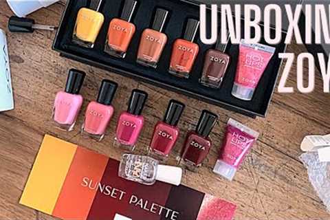 Unboxing ZOYA Rose &amp; Sunset Palettes
