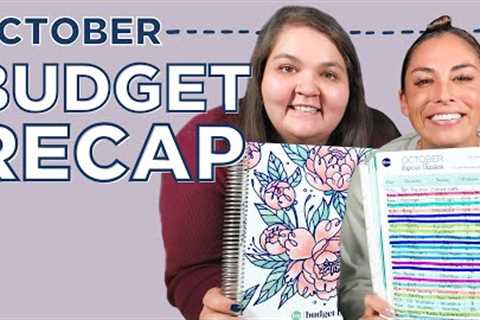 OCTOBER 2021 BUDGET RECAP | Paycheck Budget + Budget Tips