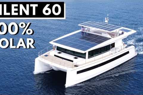 2021 SILENT 60 100% SOLAR ELECTRIC Catamaran Yacht Tour Unlimited Range HULL #1