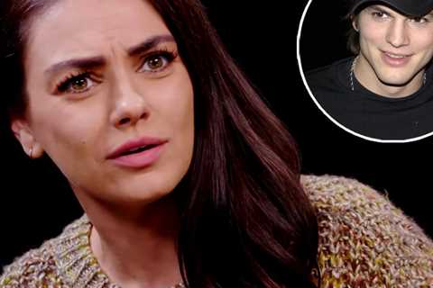 Mila Kunis Confirms Ashton Kutcher Hospitalization, Calls Him Out for That '70s Show Lie on Hot Ones