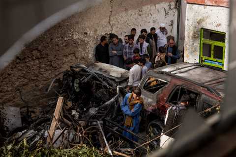 Minutes before Drone Strike in Kabul, Video Footage was Showed at least 1 Child Near Site
