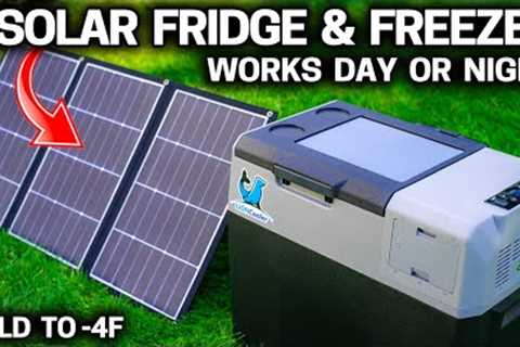 SOLAR Fridge Freezer STAYS COLD even in the DARK - Lion Cooler