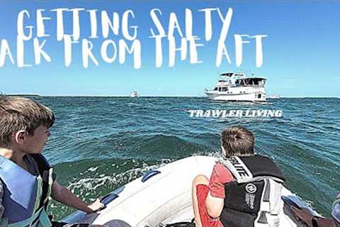 Broken Water Maker || Family livin' on a TRAWLER || Celebration of Life || Talking from our AFT ||
