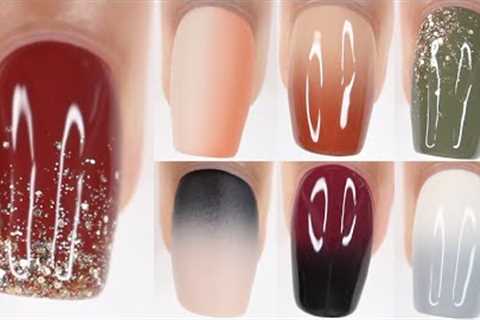 FALL NAIL DESIGNS 2021 | fall nail polish colors 2021 ombre nail art compilation