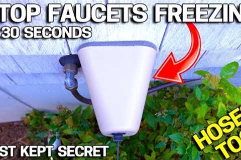 STOP Outdoor Faucets from Freezing &amp; Hoses - Winterize the EASY WAY