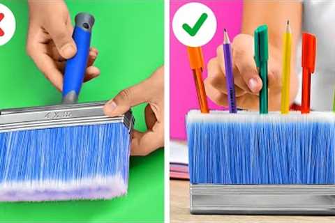 BACK TO SCHOOL! Awesome School Crafts And Hacks