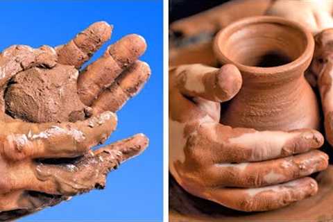 Awesome Pottery Making Ideas || Satisfying Crafts And DIYs