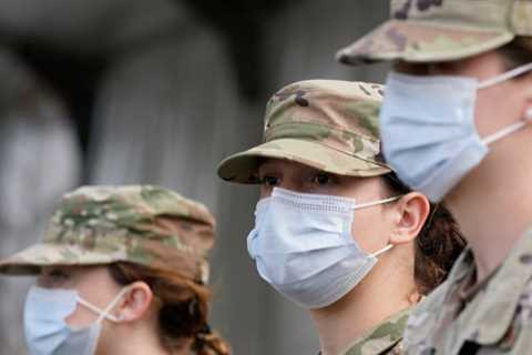 Nearly all troops have been vaccinated by the U.S. Air Force before the vaccine deadline.