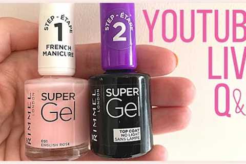 Doing my nails with Rimmel