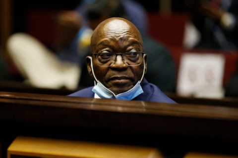 Historical moment: Zuma is found guilty by the Constitutional Court and sentenced to prison