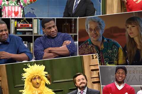 Jonathan Majors SNL Sketches Ranked: Taylor Swift Roasts Newcomers, Ted Cruz, Big Bird and More