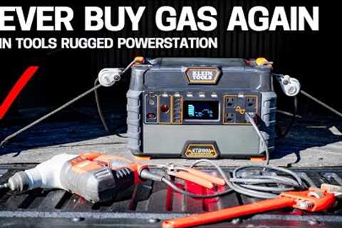 Klein Tools RUGGED Power Station for Electricians &amp; Pros - KTB1000