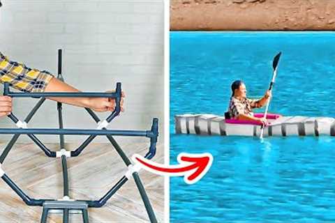 How To Make A Simple Kayak || Awesome Outdoor DIY Projects