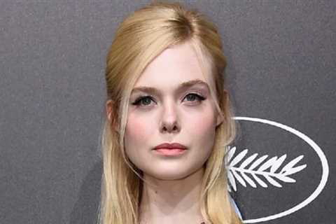 Elle Fanning's Gold Chain Crop Top is The Coolest and Most Unique Thing We Have Ever Seen