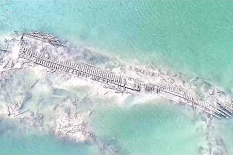Experts Using Drones Were Filming A Drought When They Suddenly Made An Incredible Discovery