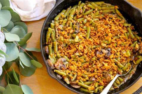 Vegan Green Bean Casserole: Make-Ahead
