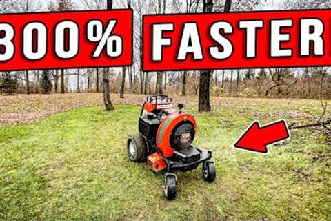 24 LABOR HOURS CHOPPED DOWN TO 8! (Let's Talk #'s) BillyGoat P2000 Leaf Blower
