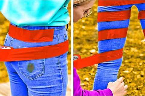 Trendy Ways To Reuse Old Jeans || Cool Clothes Upgrade Ideas