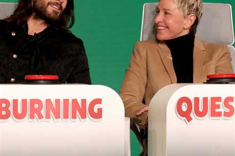 Ellen DeGeneres Teases Jared Leto About 'Making Whoopie' and Eating Croutons Naked