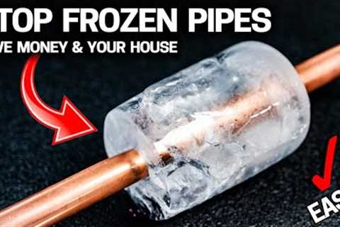 STOP PIPES FREEZING in your House or RV with HEAT TAPE