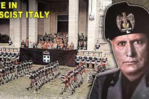 What Life Was Like In Fascist Italy