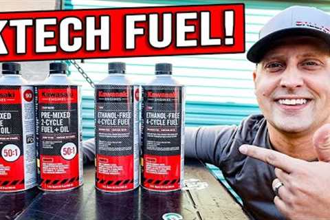 Kawasaki KTECH Fuels - A Higher Standard For 2 Cycle Pre-Mix &amp; 4 Cycle Fuel