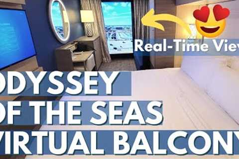 Odyssey Of the Seas, Virtual Balcony Stateroom, Royal Caribbean Cruise Cabin