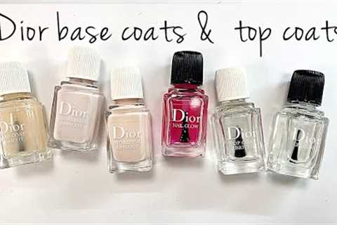Dior Base Coats &amp; Top Coats  | Demo &amp; Review [2021]
