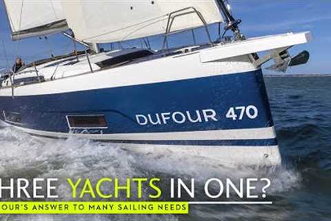 Three boats in one - Does Dufour's modern 470 create universal appeal?