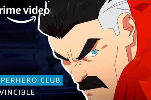 Reacting to Gruesome Invincible Scenes | Superhero Club | Prime Video