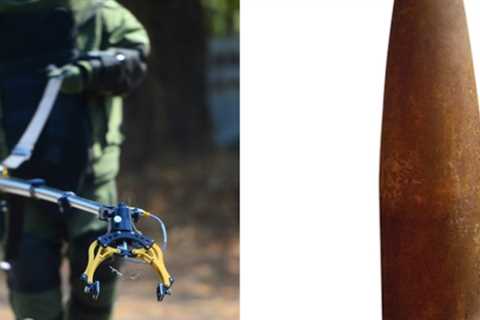 After a patient arrives with a WWII Artillery Shell, he is called by Bomb Squad to Call Hospital