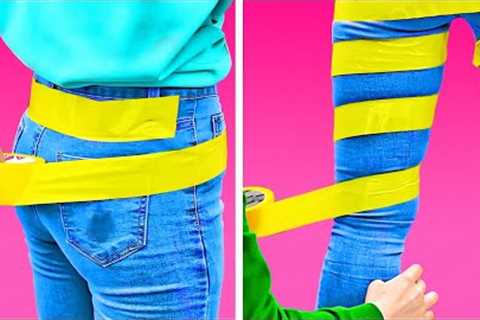 Budget Clothing Life Hacks || Crazy Ways To Refresh Old Jeans